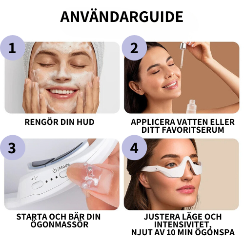 Luxe Eye Massager 3D - Ögonmassören som lindrar mörka ringar och motverkar fina linjer